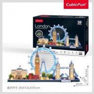 London 3D puzzle Cityline LED