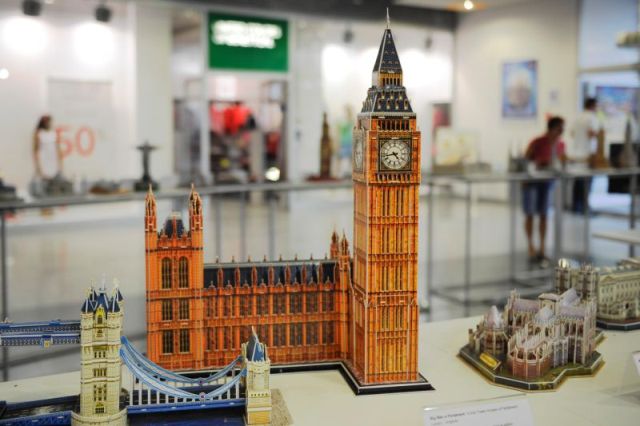 Big Ben 3D puzzle - výstava modelov 3D puzzle