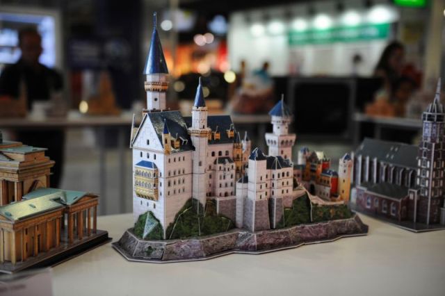 Neuschwanstein Castle - 3D Puzzle - výstava modelov 3D puzzle