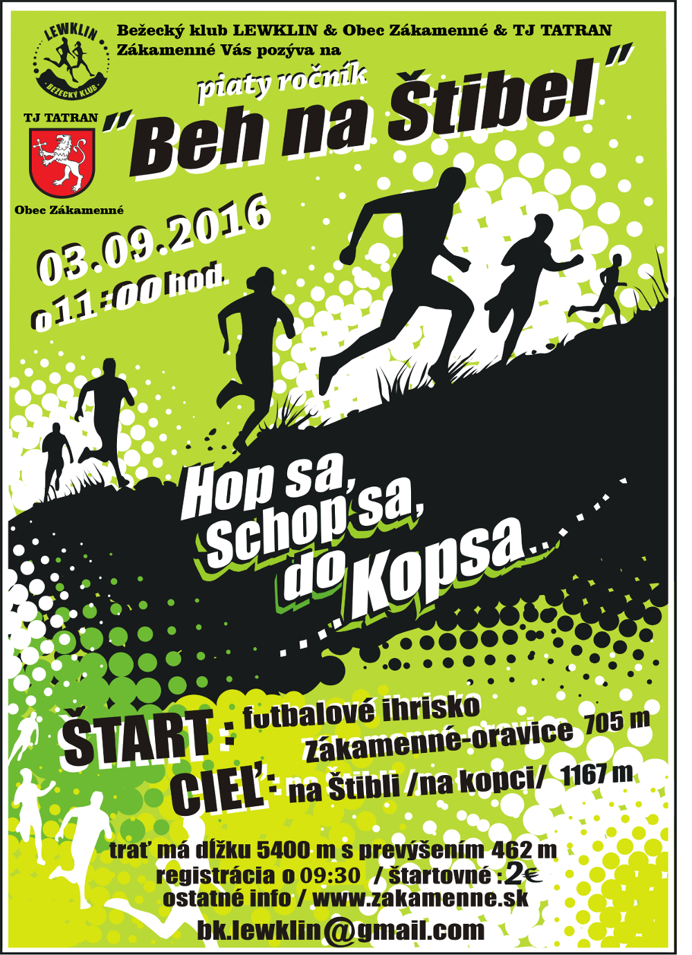 Beh na Štibeľ - Beh do kopca 5. ročník