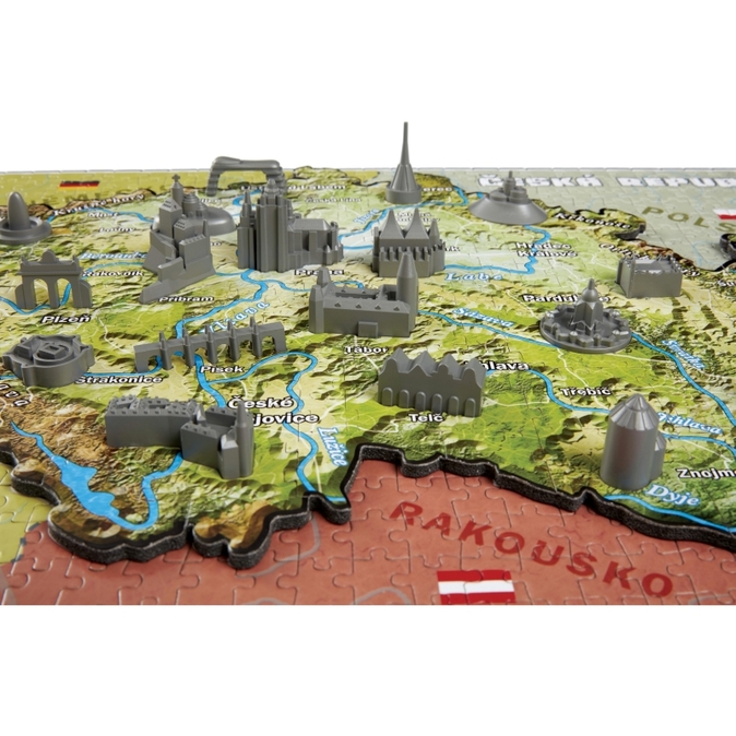 Česká republika - 4D puzzle