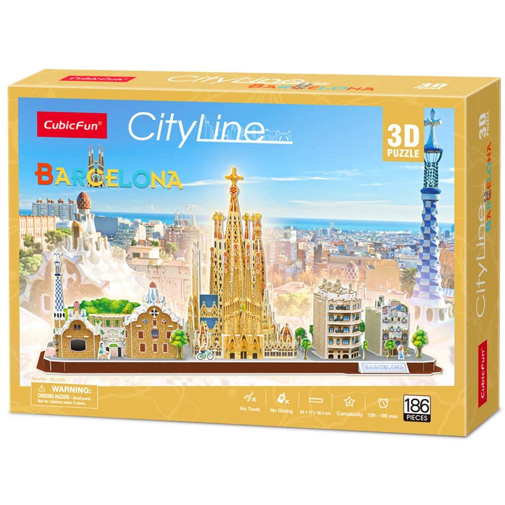 Barcelona 3D puzzle