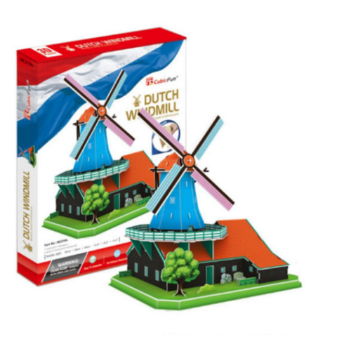 Holandský veterný mlyn - 3D puzzle CubicFun_product