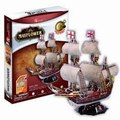 Loď Mayflower - 3D puzzle