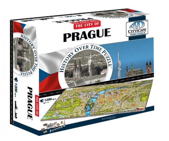 4D puzzle Prague CityScape