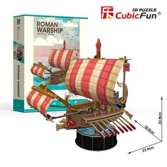Rímska vojenská loď - Roman Warship - 3D puzzle