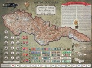 Historická mapa 100 rokov vzniku Československa - nástenná verzia