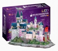 Neuschwanstein Castle - 3D Puzzle - LED