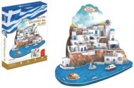 Ostrov Santorini - 3D puzzle