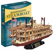 Parník Mississippi Steamboat - 3D puzzle