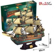 Španielska loď - San Felipe - 3D puzzle