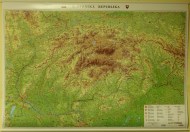 Všeobecnogeografická nástenná mapa Slovenska